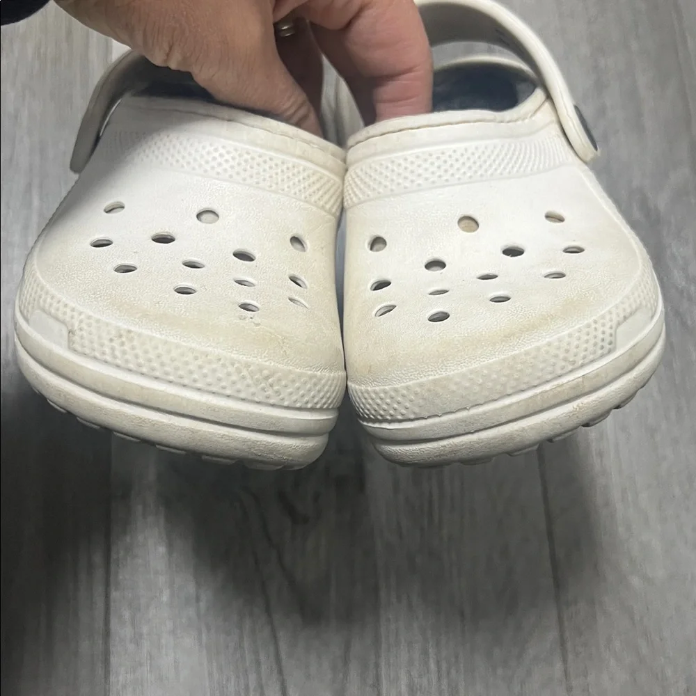 CROCS classic Kids lined slip on shoes / size C8